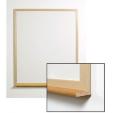 Whiteboardtavla med träram och pennhylla i Bok-Björk-Ek